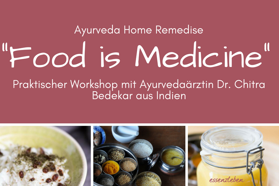 Food is Medicine, ein Ayurvedaworkshop mit der Ayurvedaärztin Dr. Chitra Bedekar aus Indien